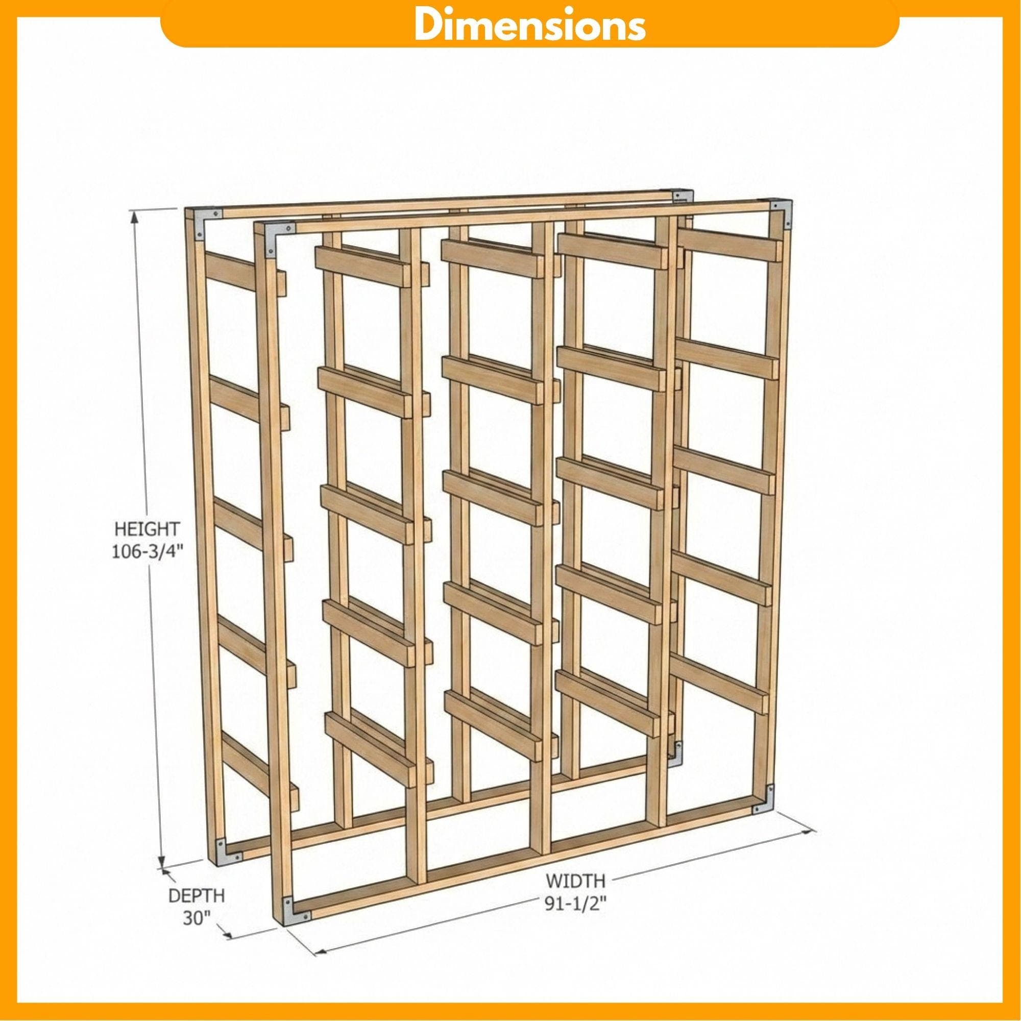 DIY 27 Gallon Tote Storage Rack Plans PDF | Heavy Duty Garage Organizer for 20 Totes | Large Bin Storage Blueprint | Workshop Shelving DIY - view 2