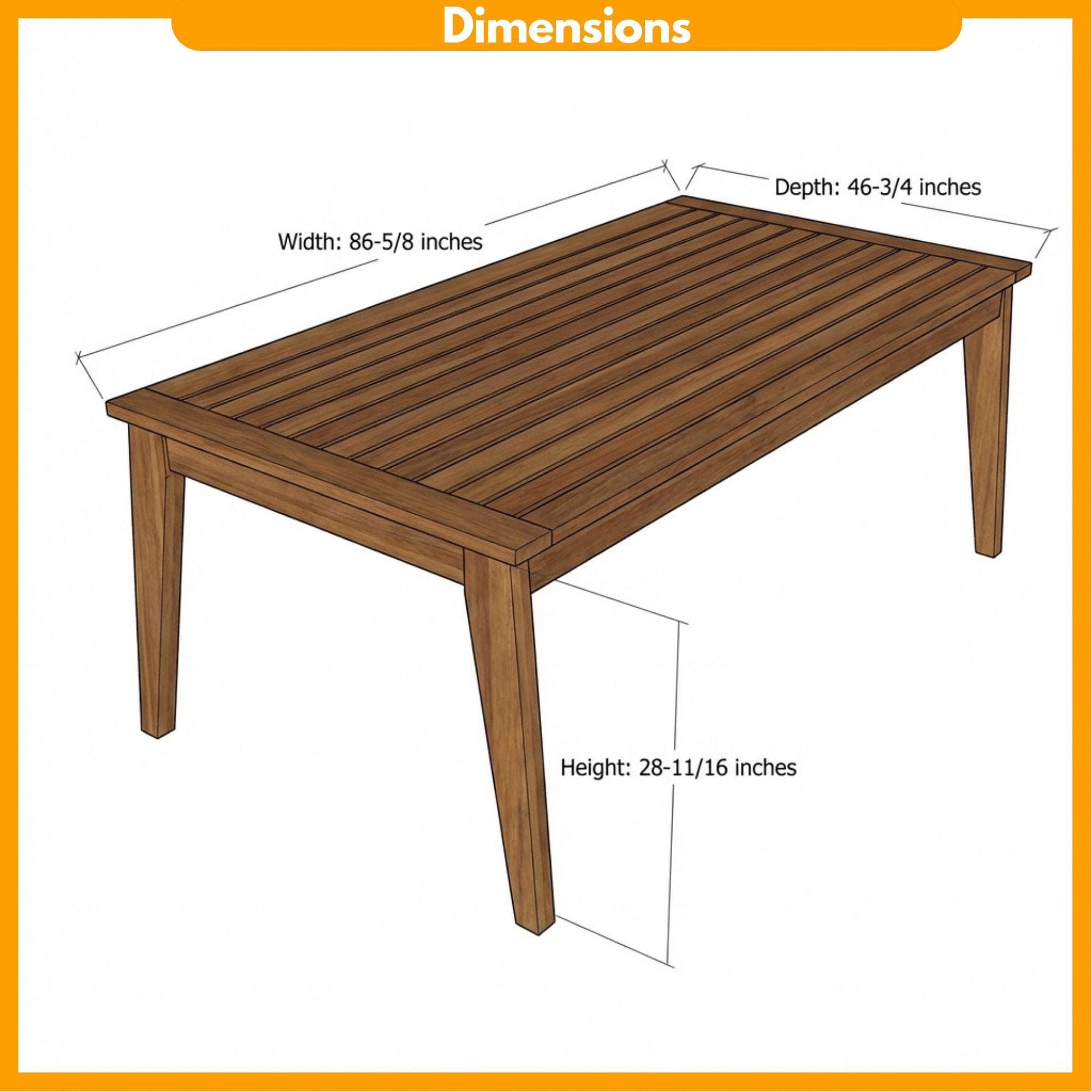 DIY Outdoor Dining Set Plans | Wooden Patio Table, Chairs Blueprint (Digital Download) - view 2