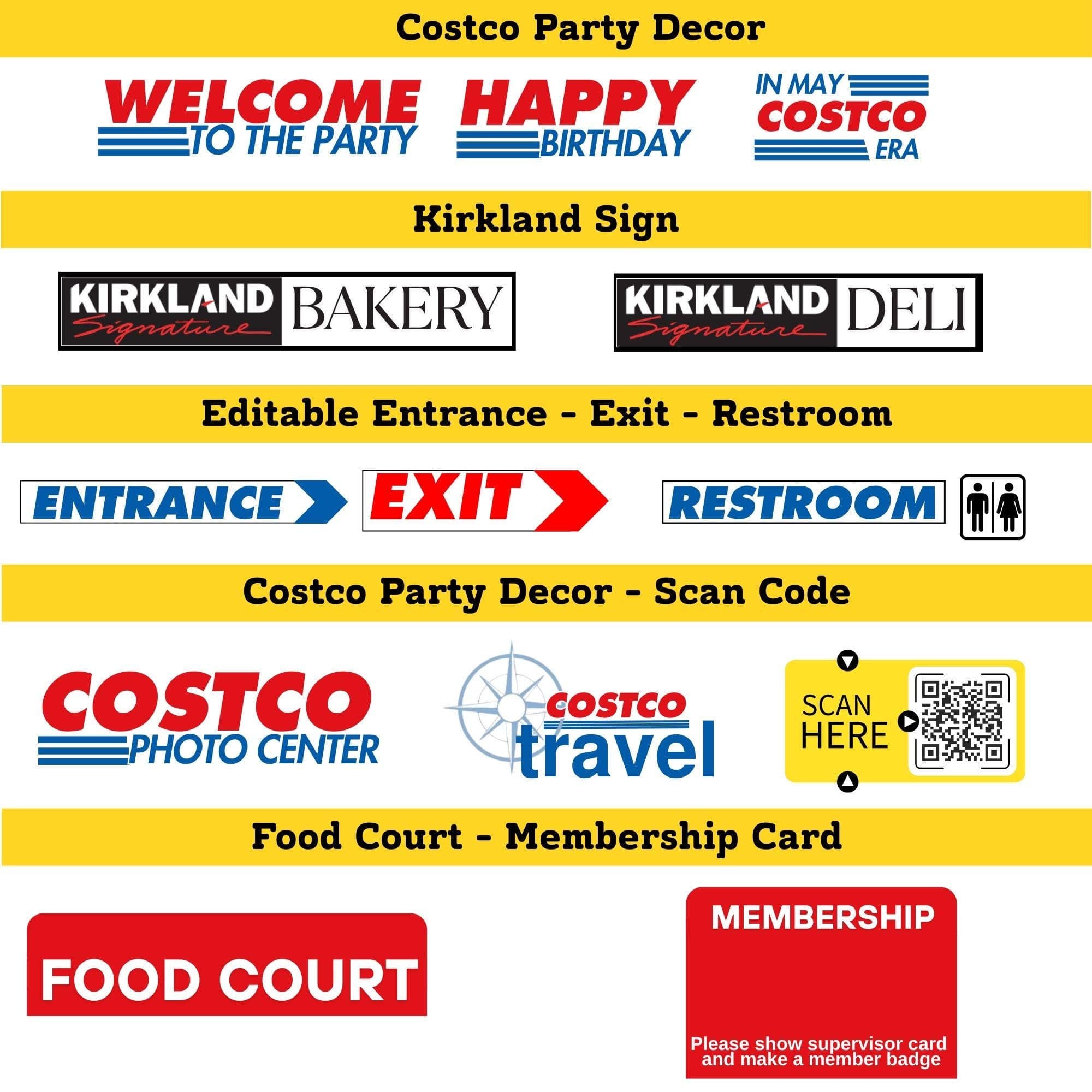 Costco Halloween Party Pack: Printable Decorations & Games (PDF Download - view 4