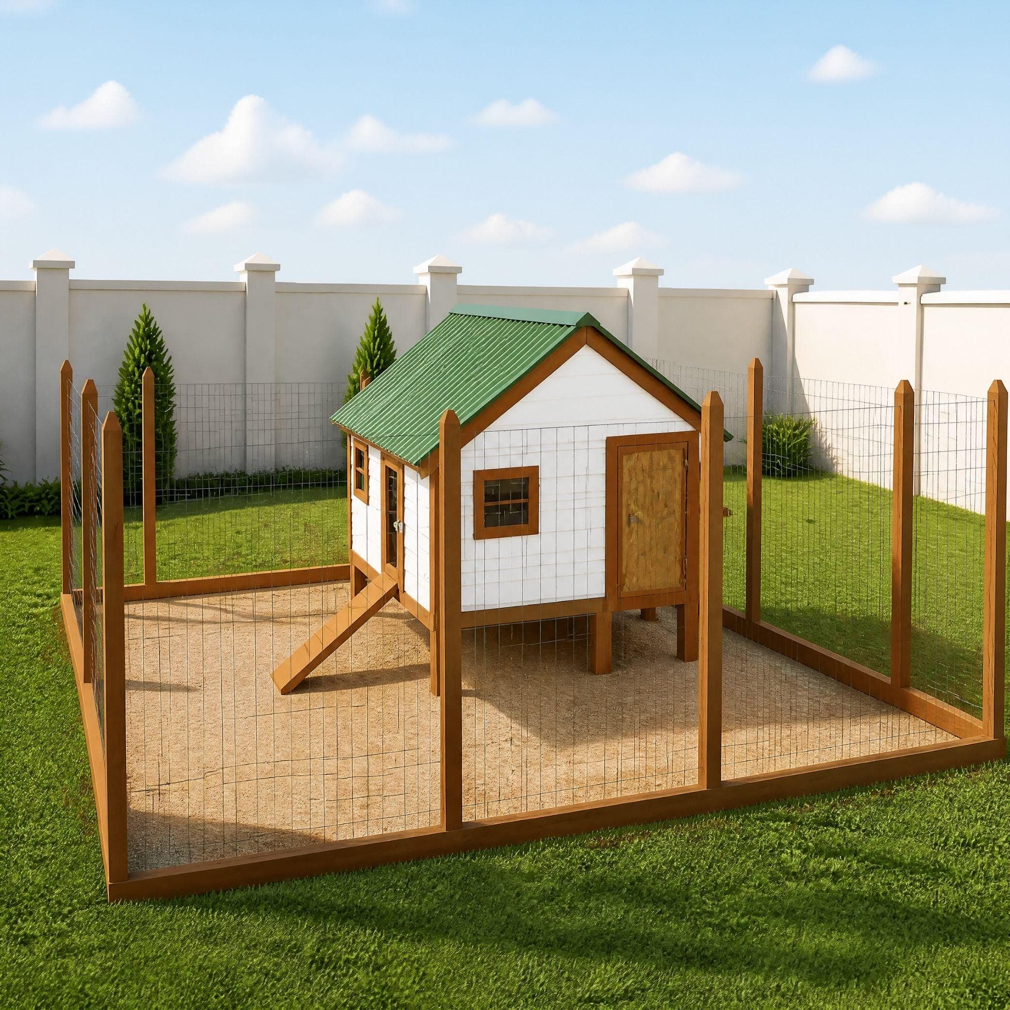 DIY Chicken Coop Plans With Run PDF | Large Chicken Coop Plan | Walk in Chicken Coop Plan | Garden Chicken Coop and Run | Duck Coop Plans - view 8
