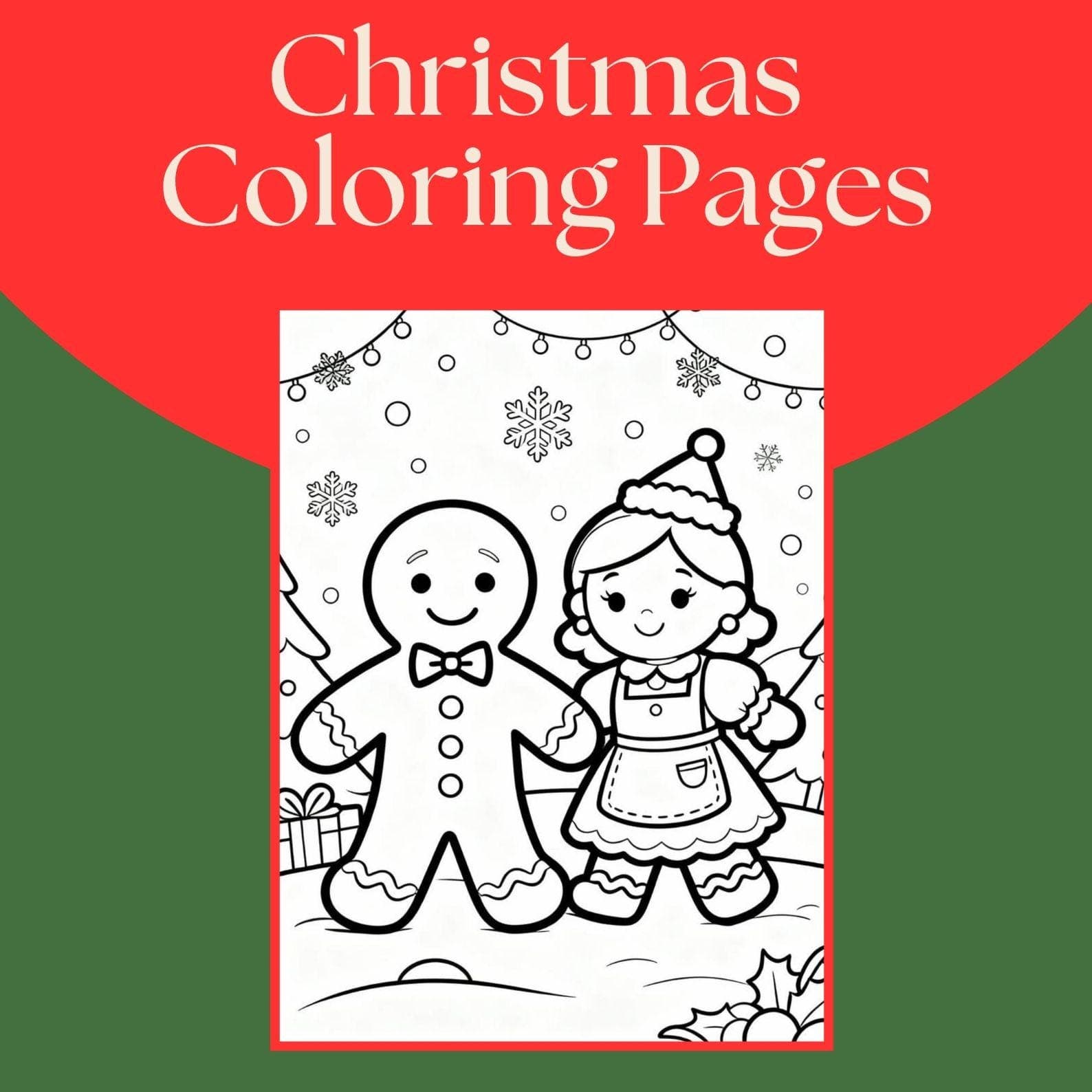 100+ Christmas Coloring Pages | Winter Activity Book (PDF) - view 3