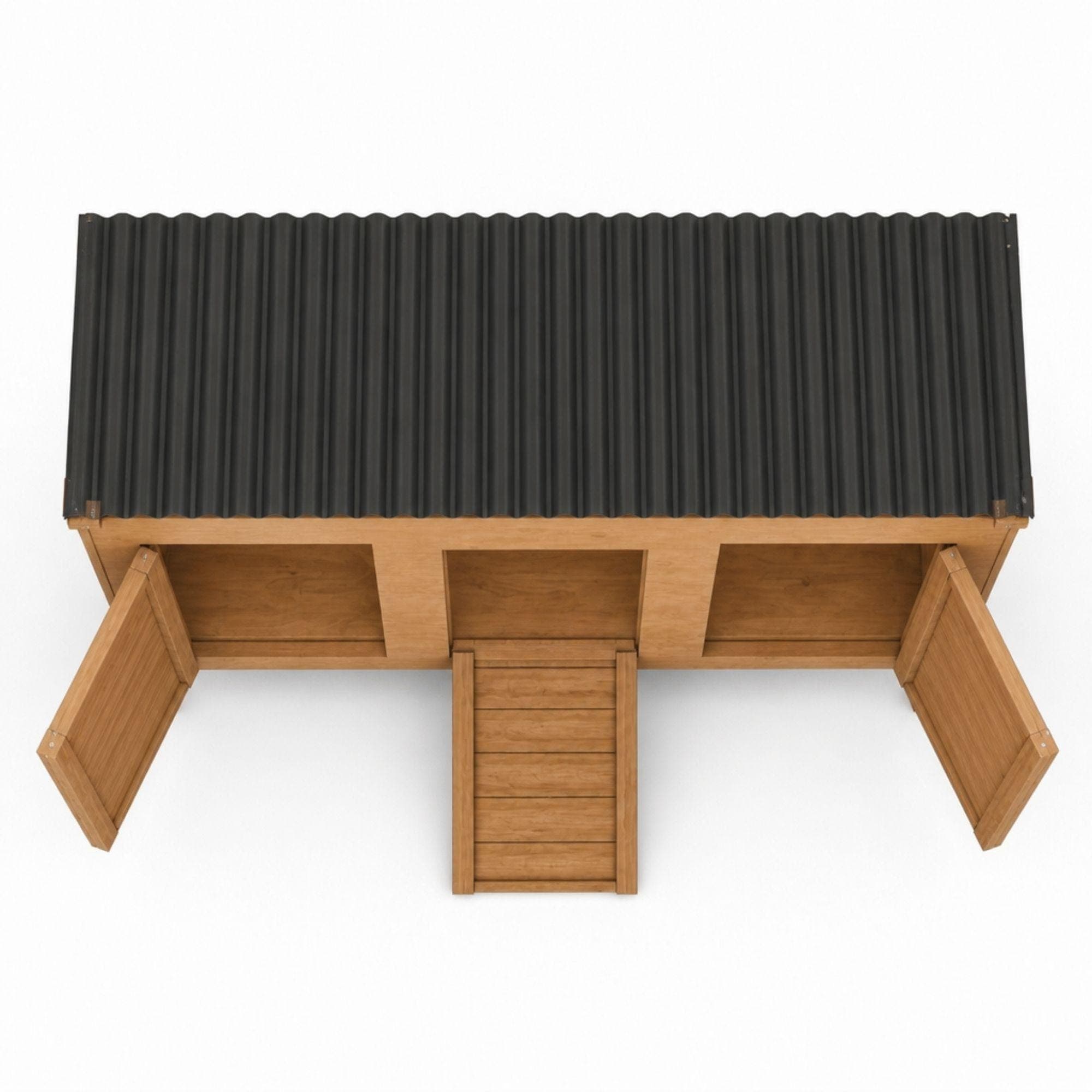DIY Chicken and Duck Coop Plans PDF | 8x4 Modern Duck House | Lightweight Chicken Coop Build | Quail Cottage Blueprint | Kippenhok DIY - view 4