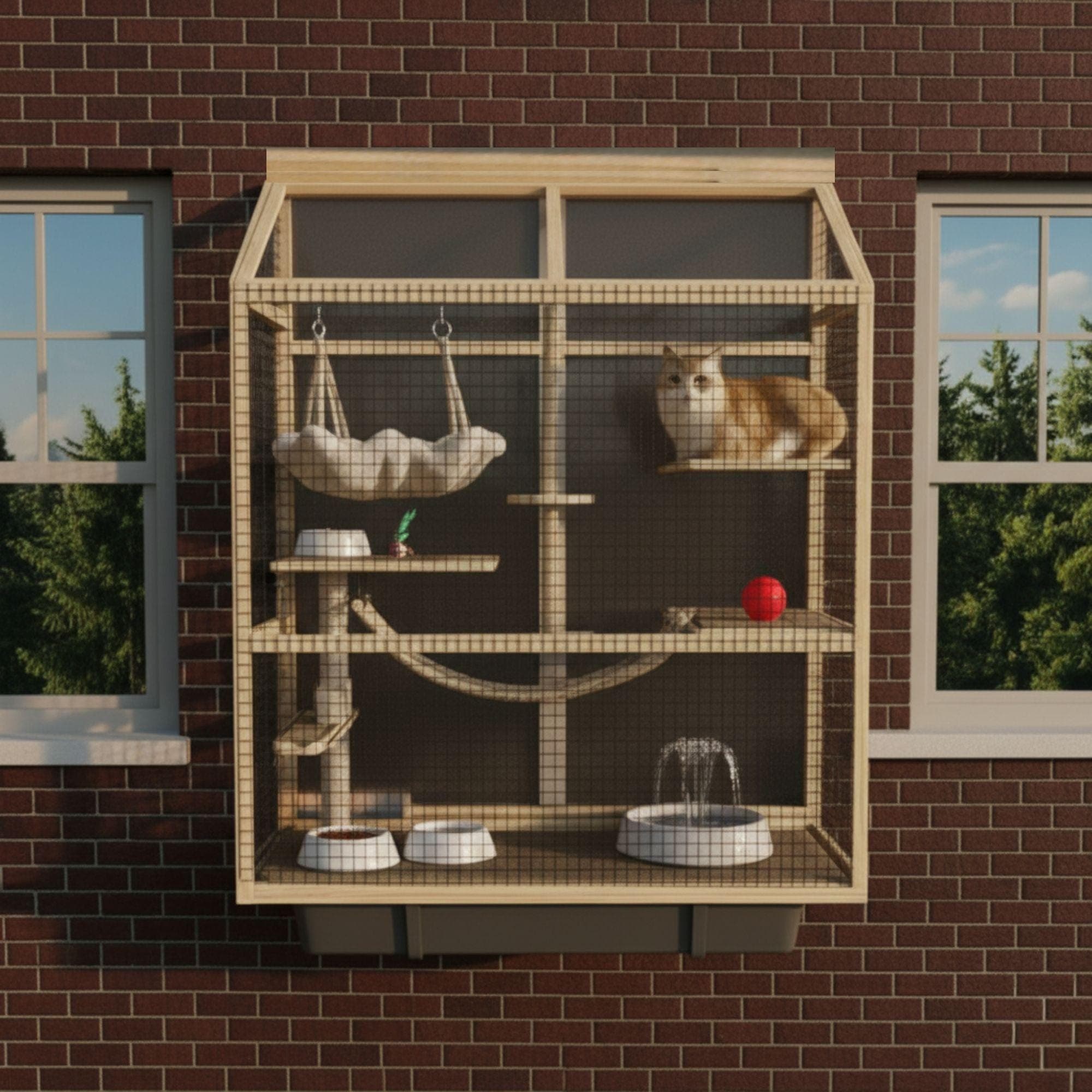 DIY Catio Plans - view 2