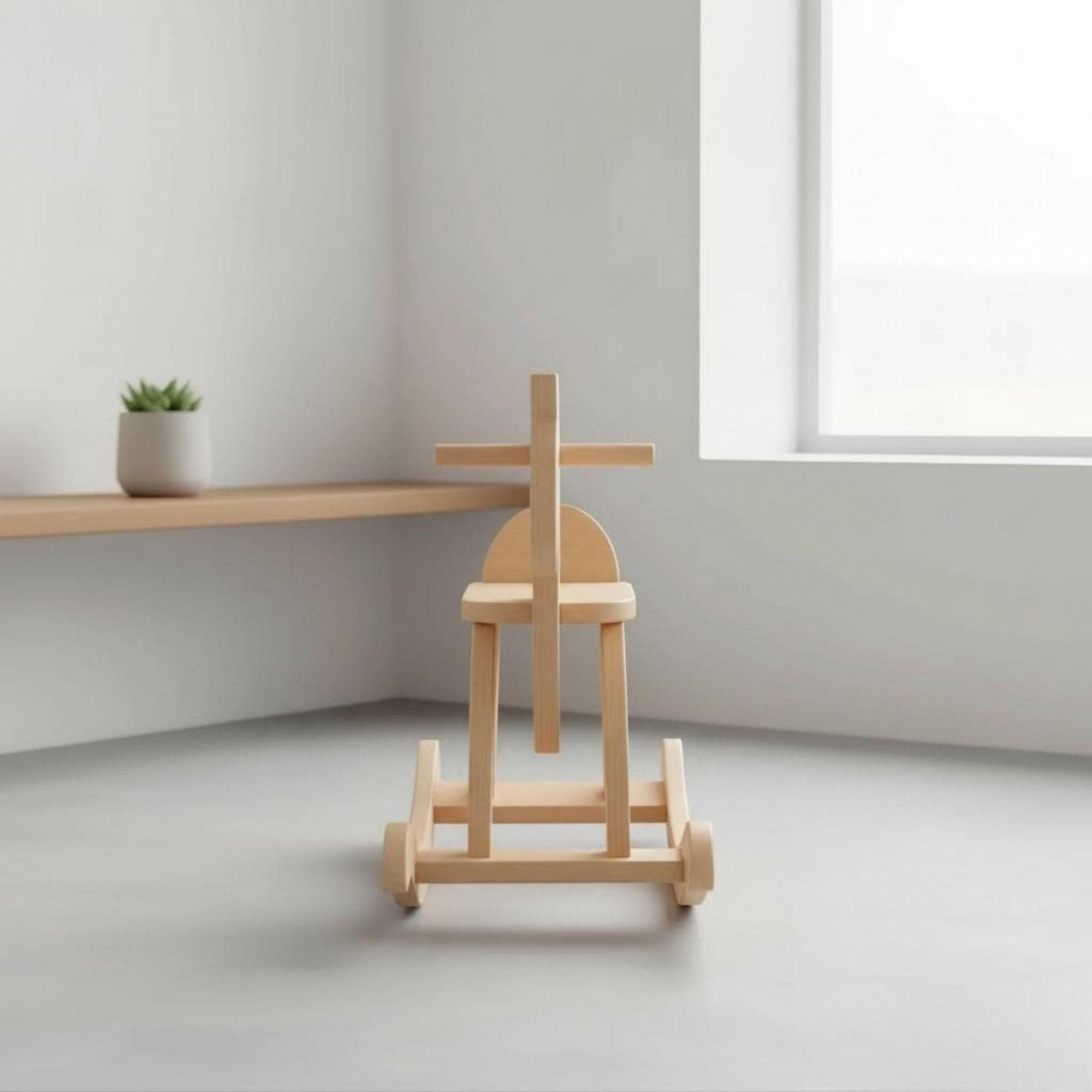 Wooden Rocking Horse Plans | DIY Toddler Toy Blueprint (Digital PDF) - view 4