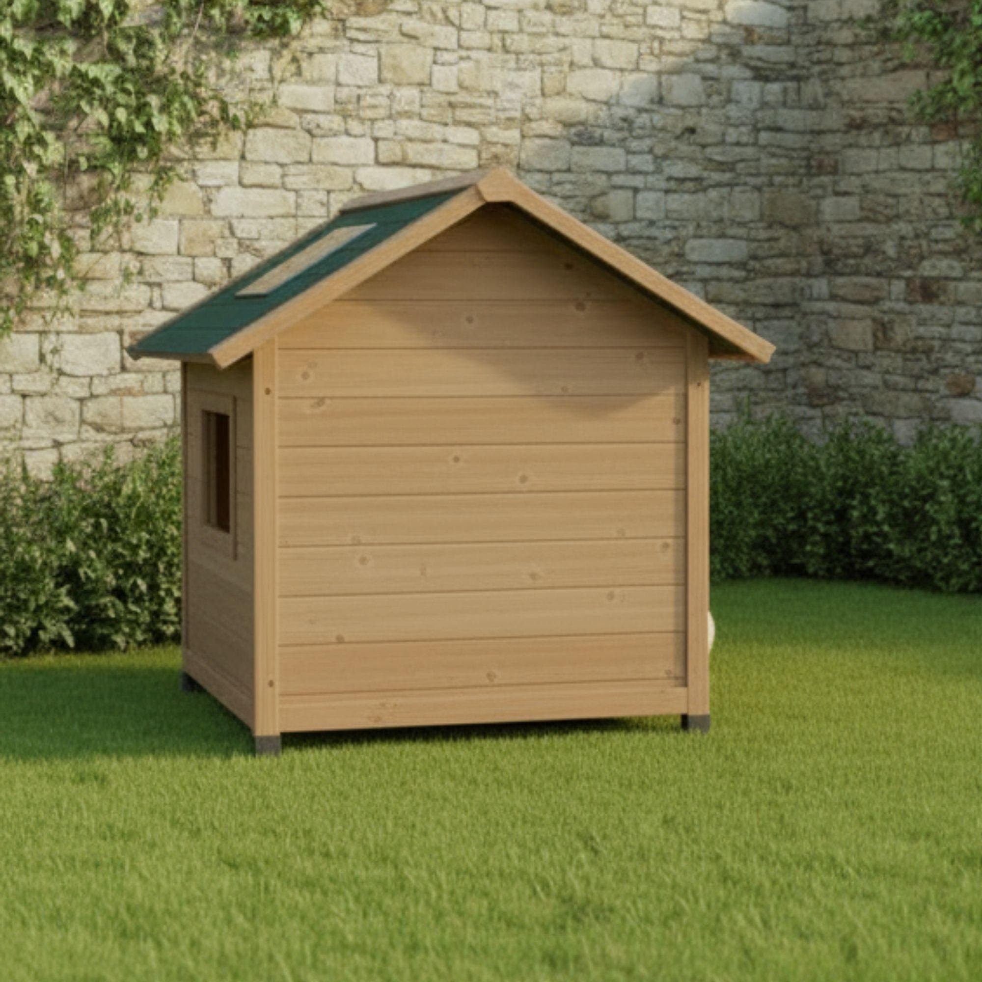 DIY Modern Dog House Plans: Insulated Cedar, Large Breed (Digital Download) - view 4