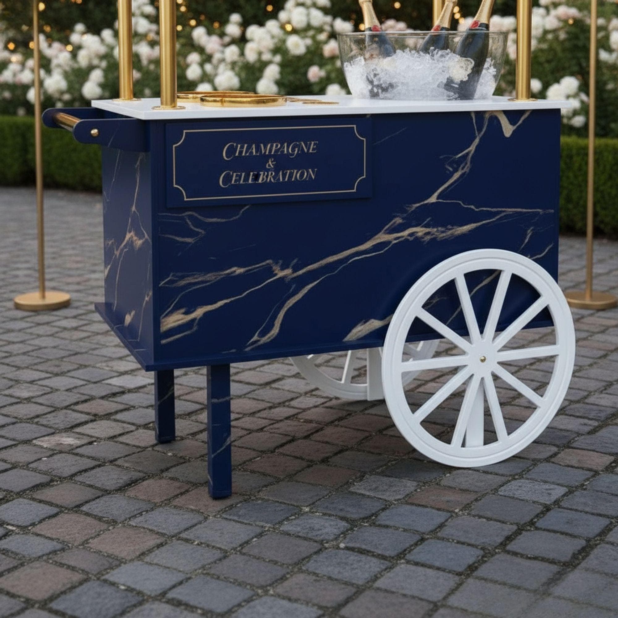 DIY Champagne Cart Plans: Mobile Bar, Event Cart Blueprints (Digital Download) - view 8