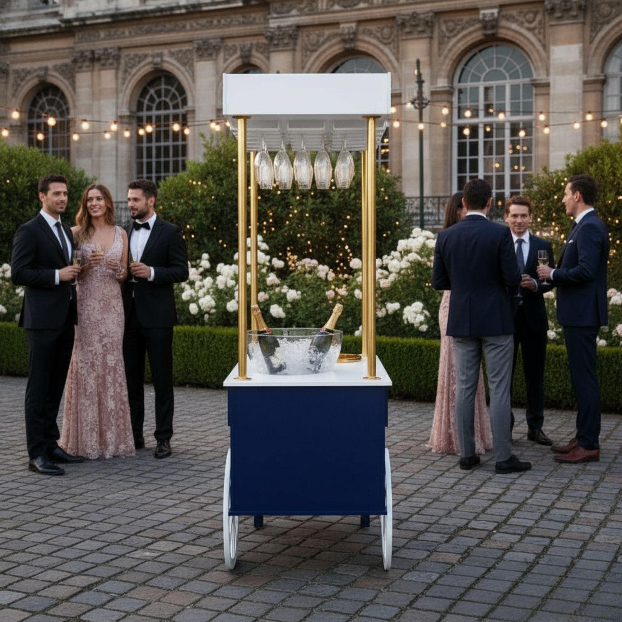 DIY Champagne Cart Plans: Mobile Bar, Event Cart Blueprints (Digital Download) - view 5