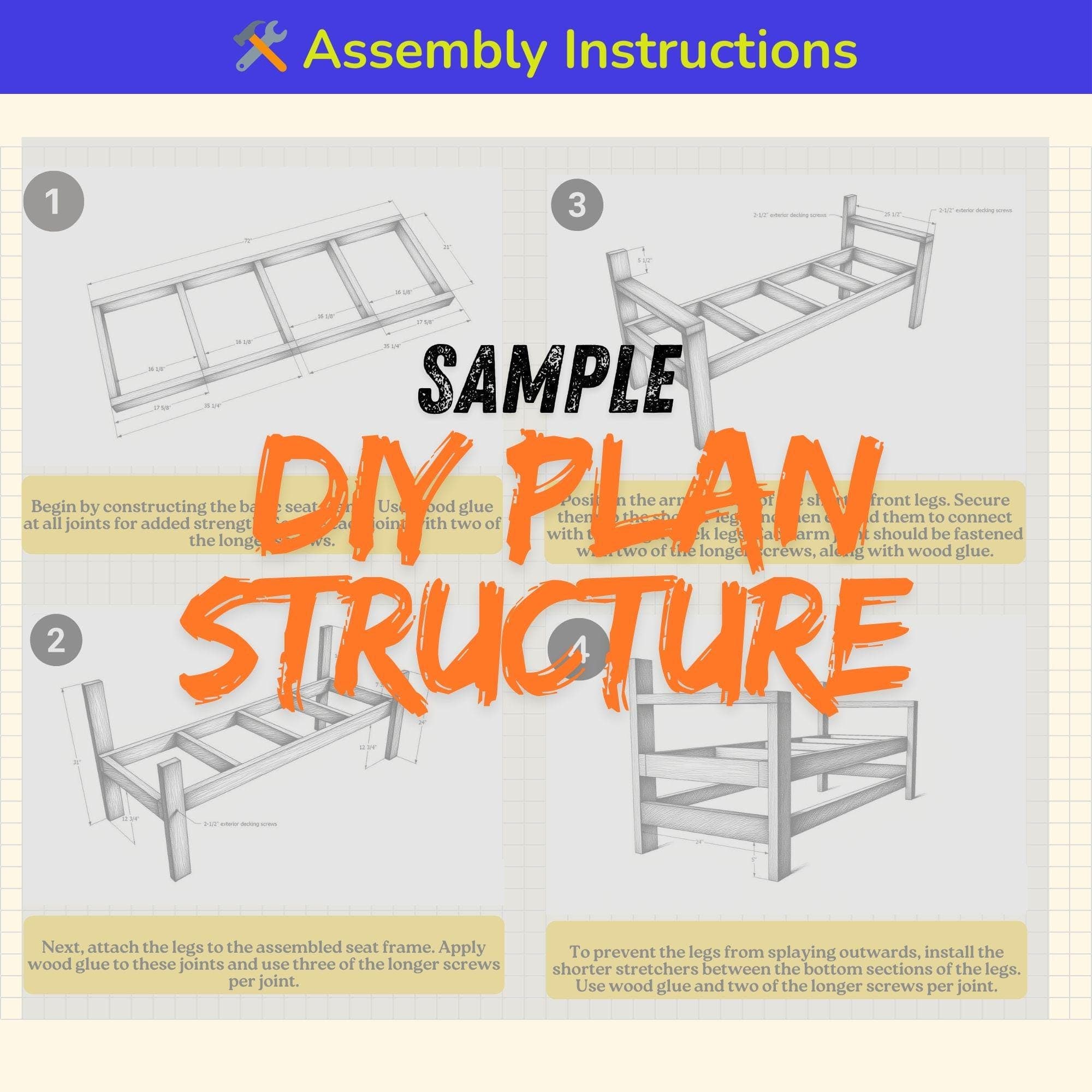 DIY Outdoor Bar Plan: Folding Wooden Patio Bar Blueprint (PDF Digital Download) - view 10