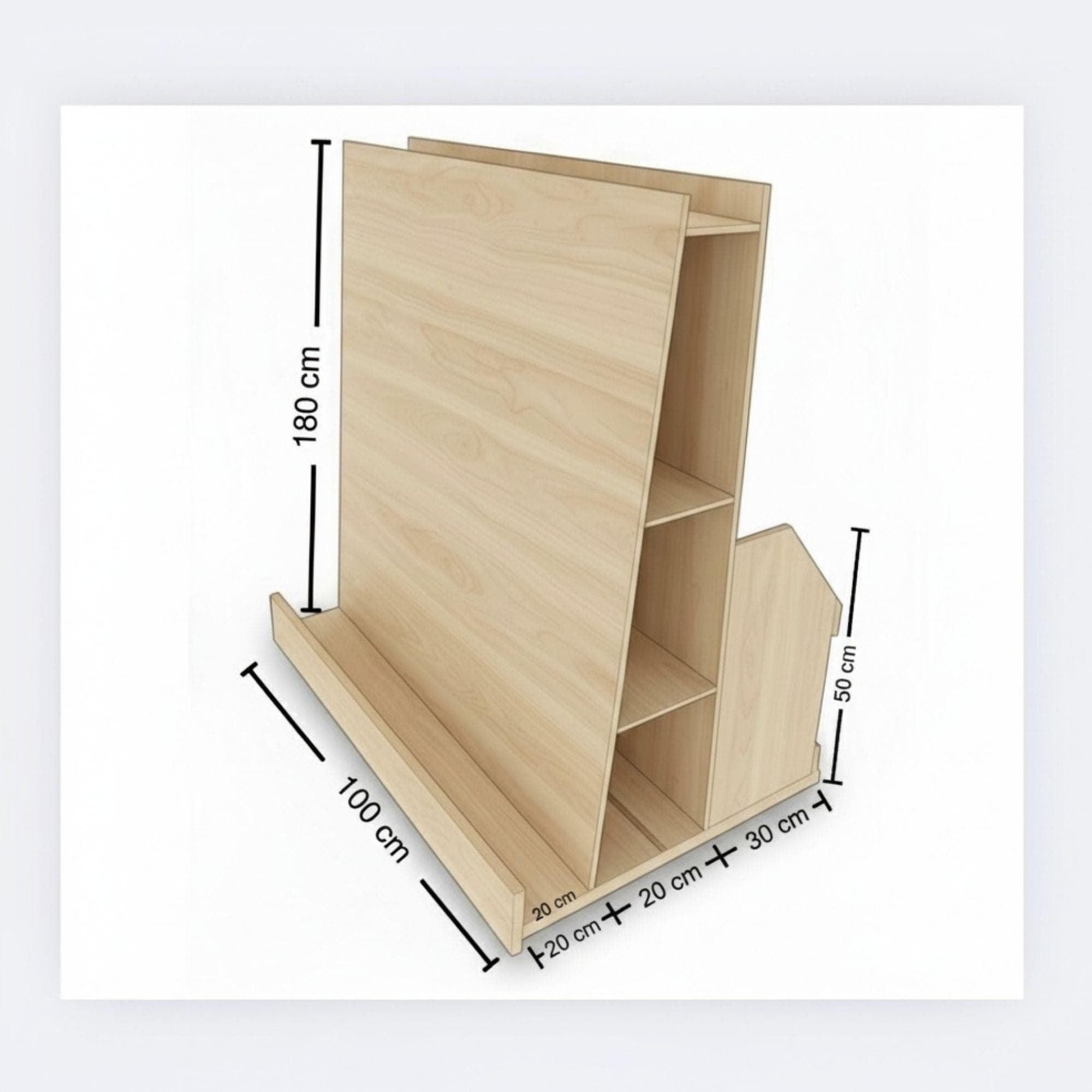 Mobile Lumber Storage Cart DIY Plan: Scrapwood Organizer (PDF) - view 6