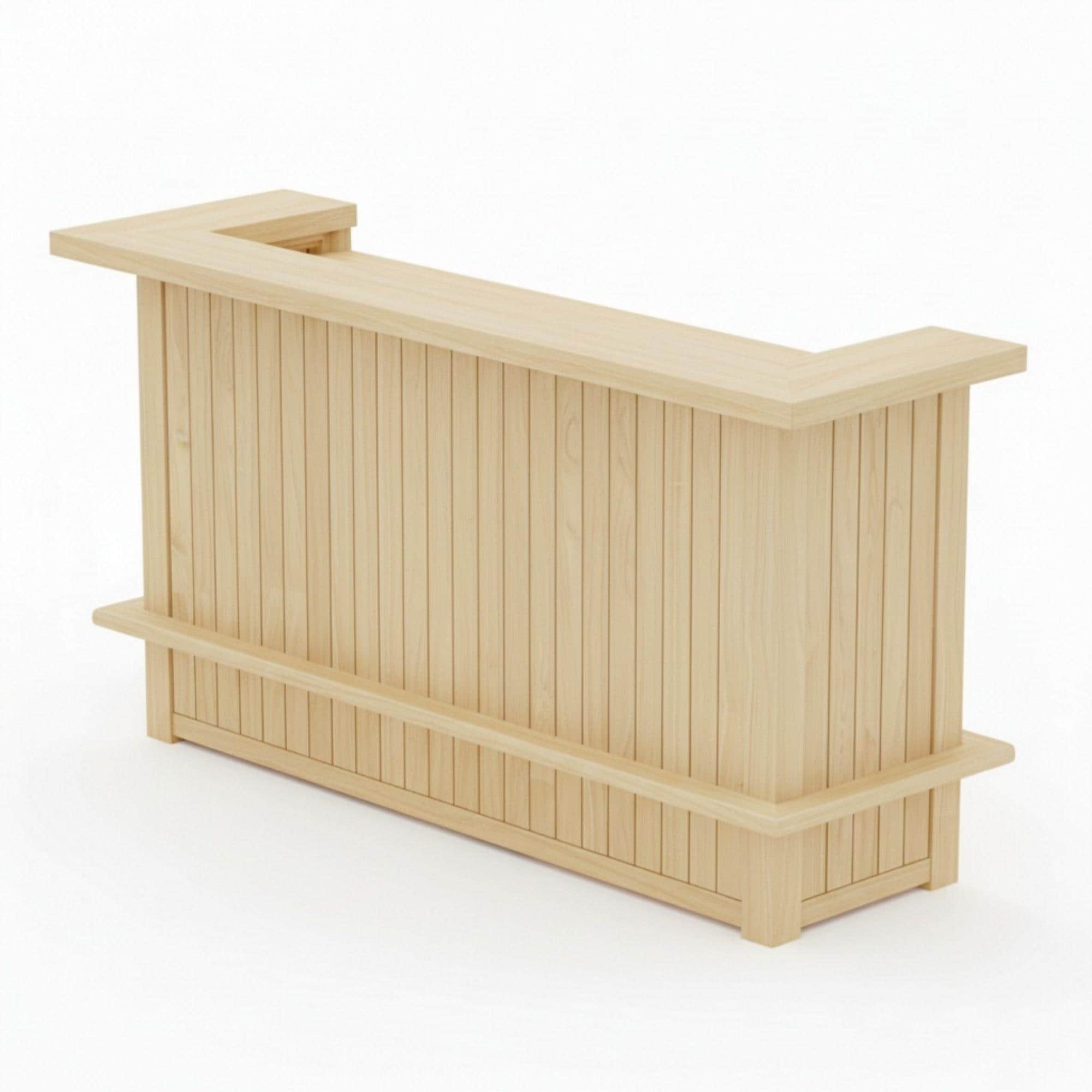 DIY Outdoor Bar Plan: Folding Wooden Patio Bar Blueprint (PDF Digital Download) - view 4