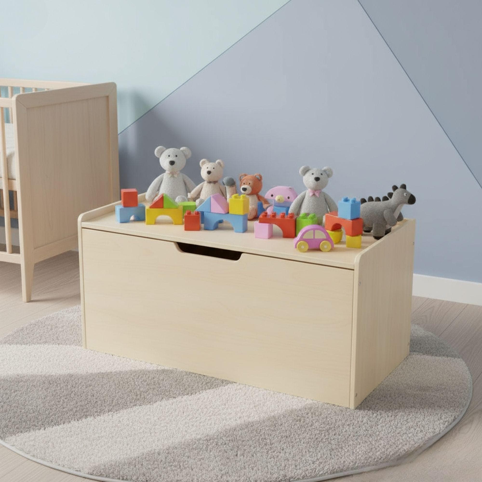 DIY Toy Chest Bench Plans: Wooden Storage Furniture (Digital Download) - view 4