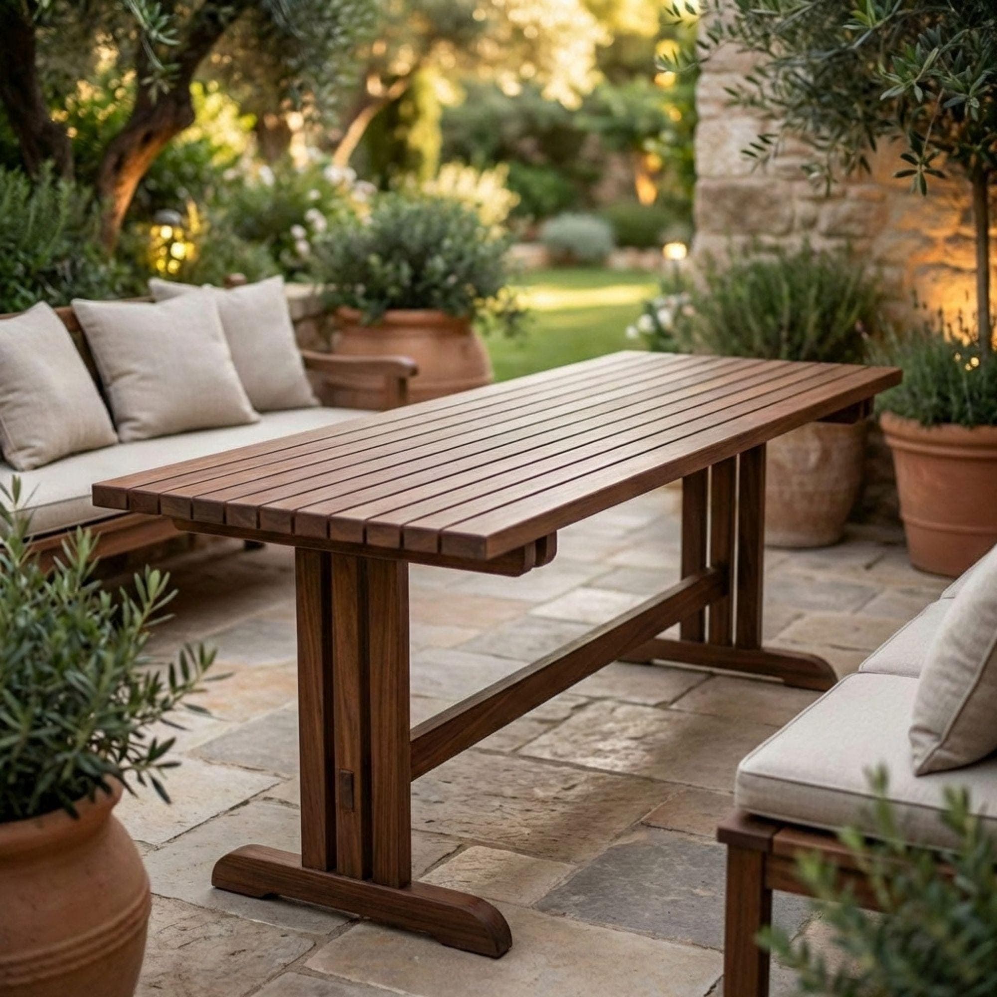 DIY Outdoor Table Plans | Large Farmhouse Table | Tall Table Plans PDF | 9ft Dining Table Blueprints | Barn Table Plans Woodworking - view 7