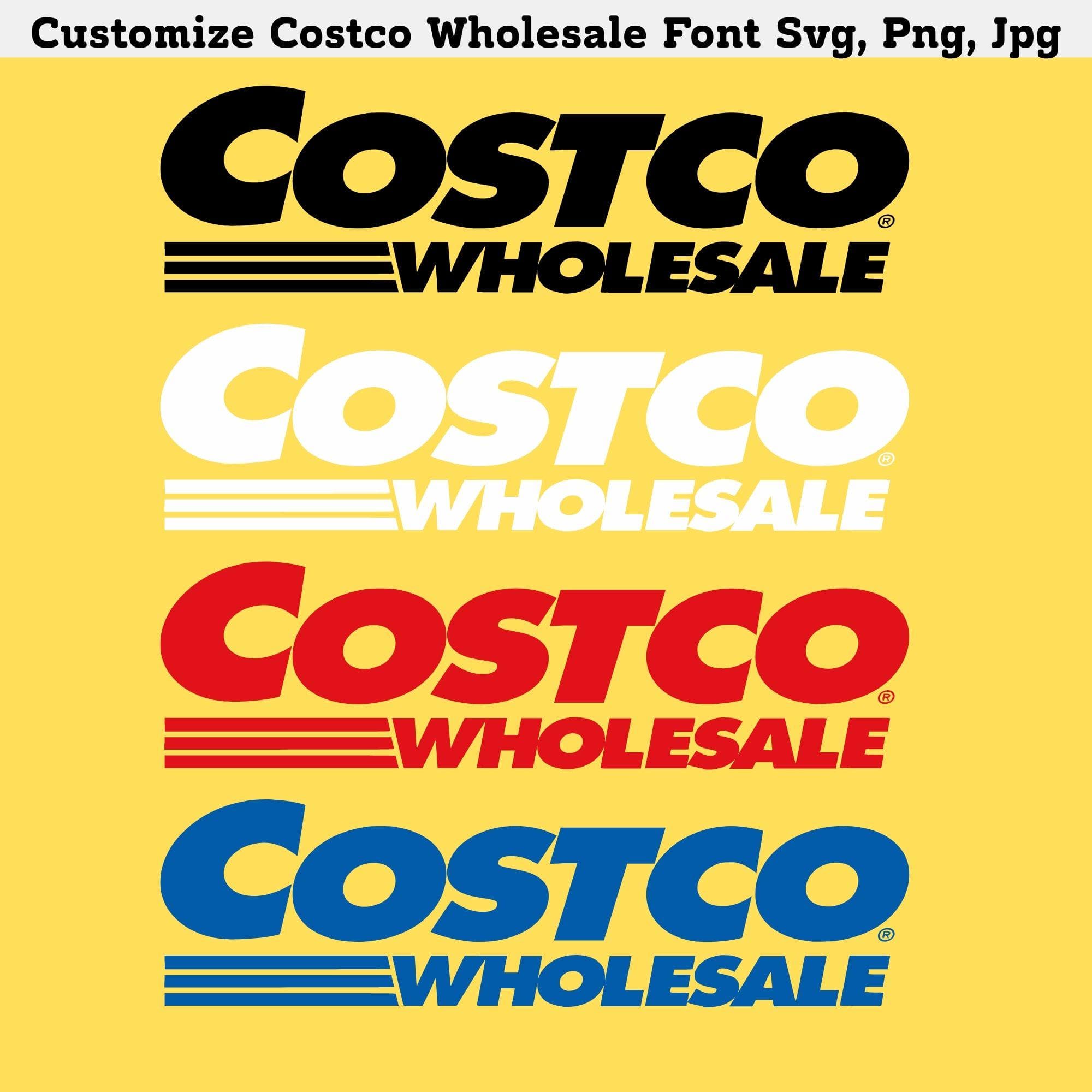 Customizable Costco Font SVG Pack, PNG, JPG (Digital Download) - view 3