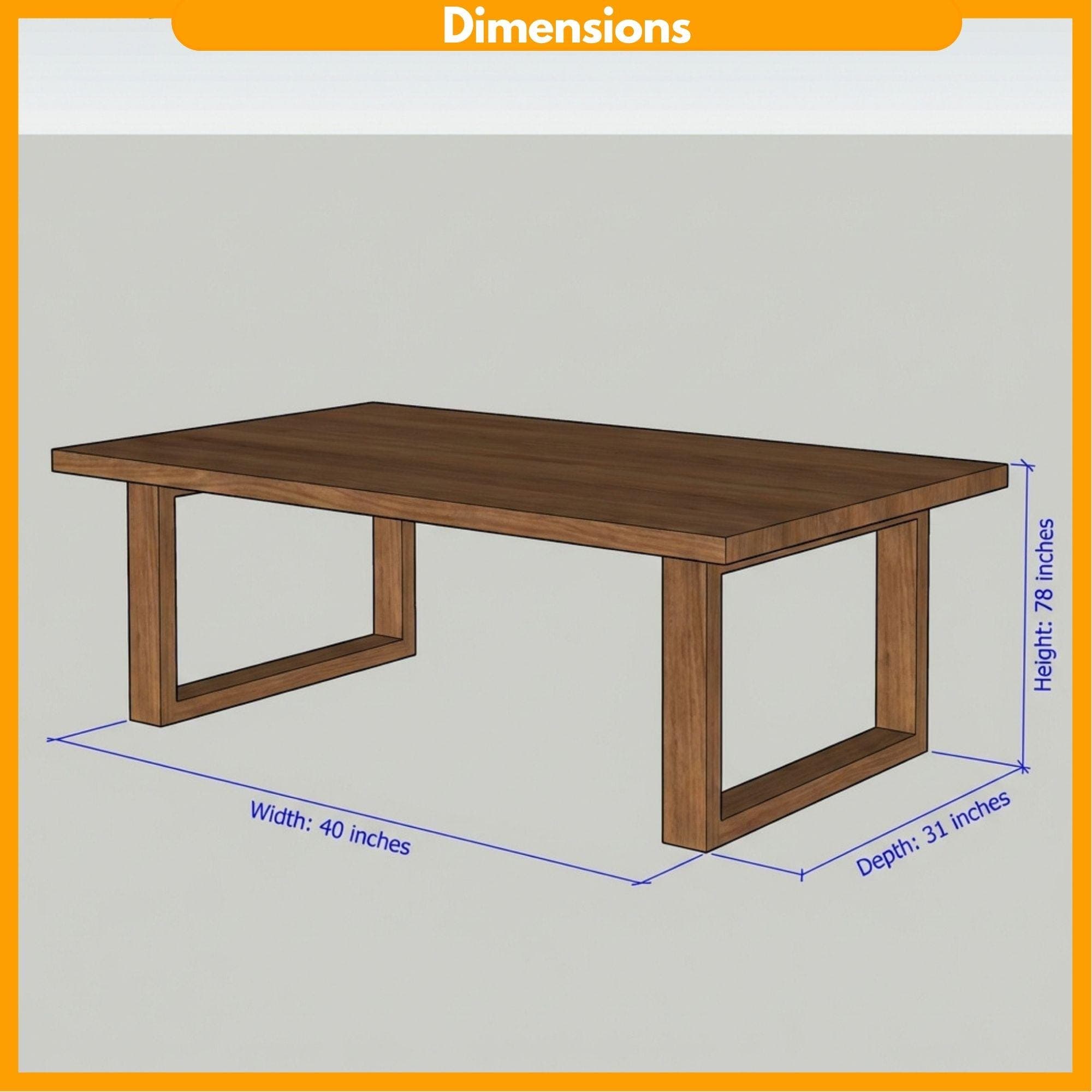 DIY Farmhouse Coffee Table Plans | Solid Wood Furniture Woodworking (Digital Download) - view 2