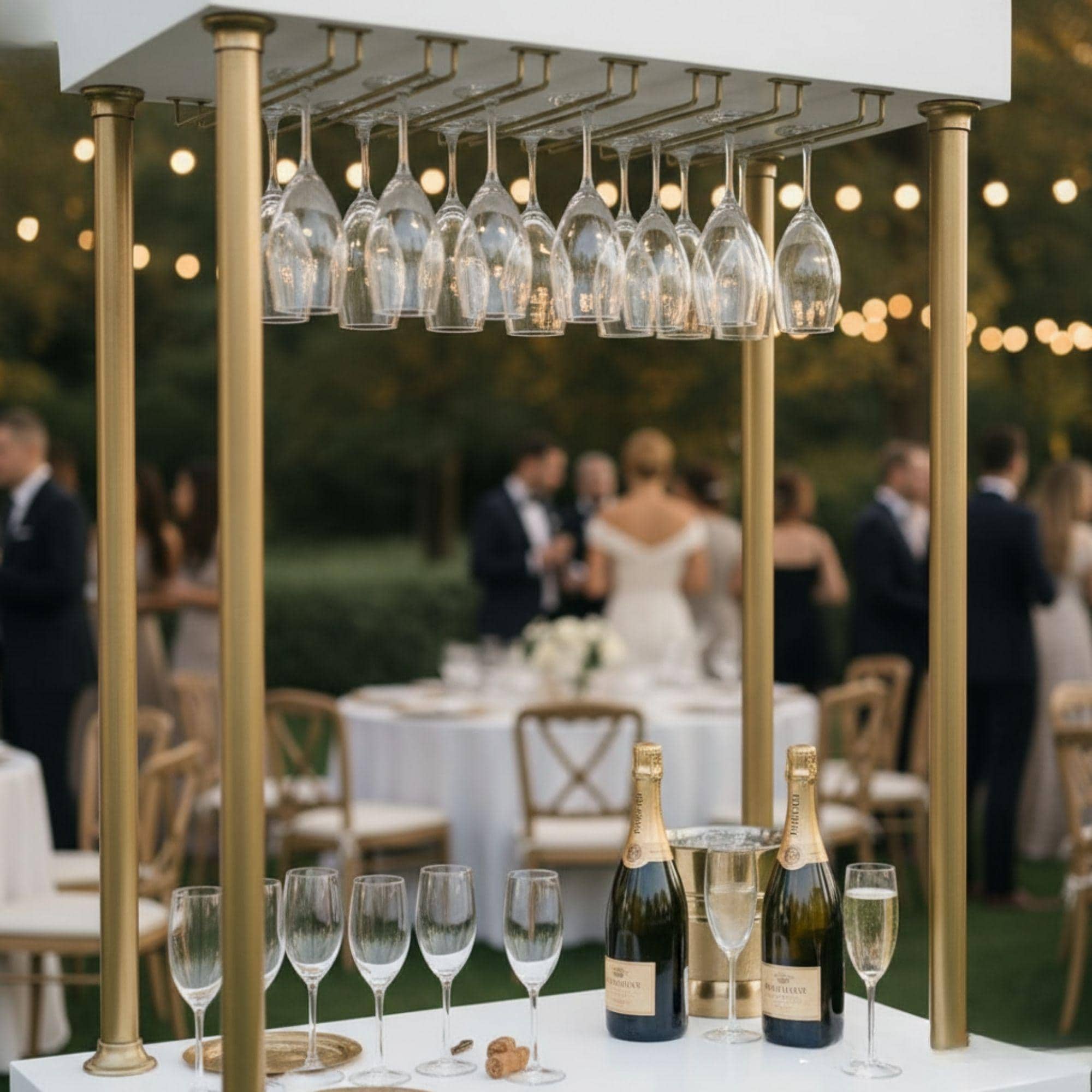 Champagne Cart Blueprint | DIY Mobile Bar, Wedding Event Cart (Custom Build) - view 9