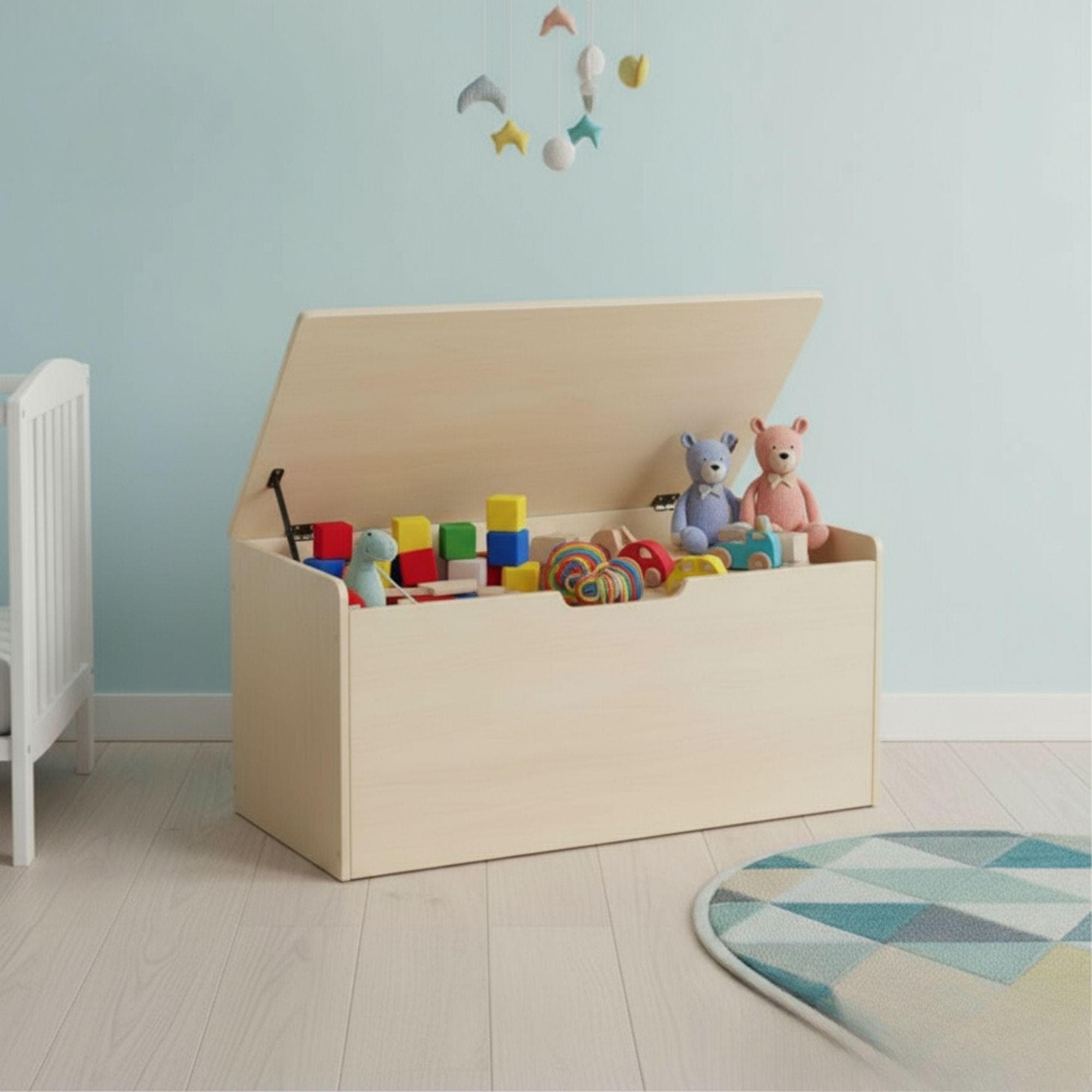DIY Toy Chest Bench Plans: Wooden Storage Furniture (Digital Download) - view 5