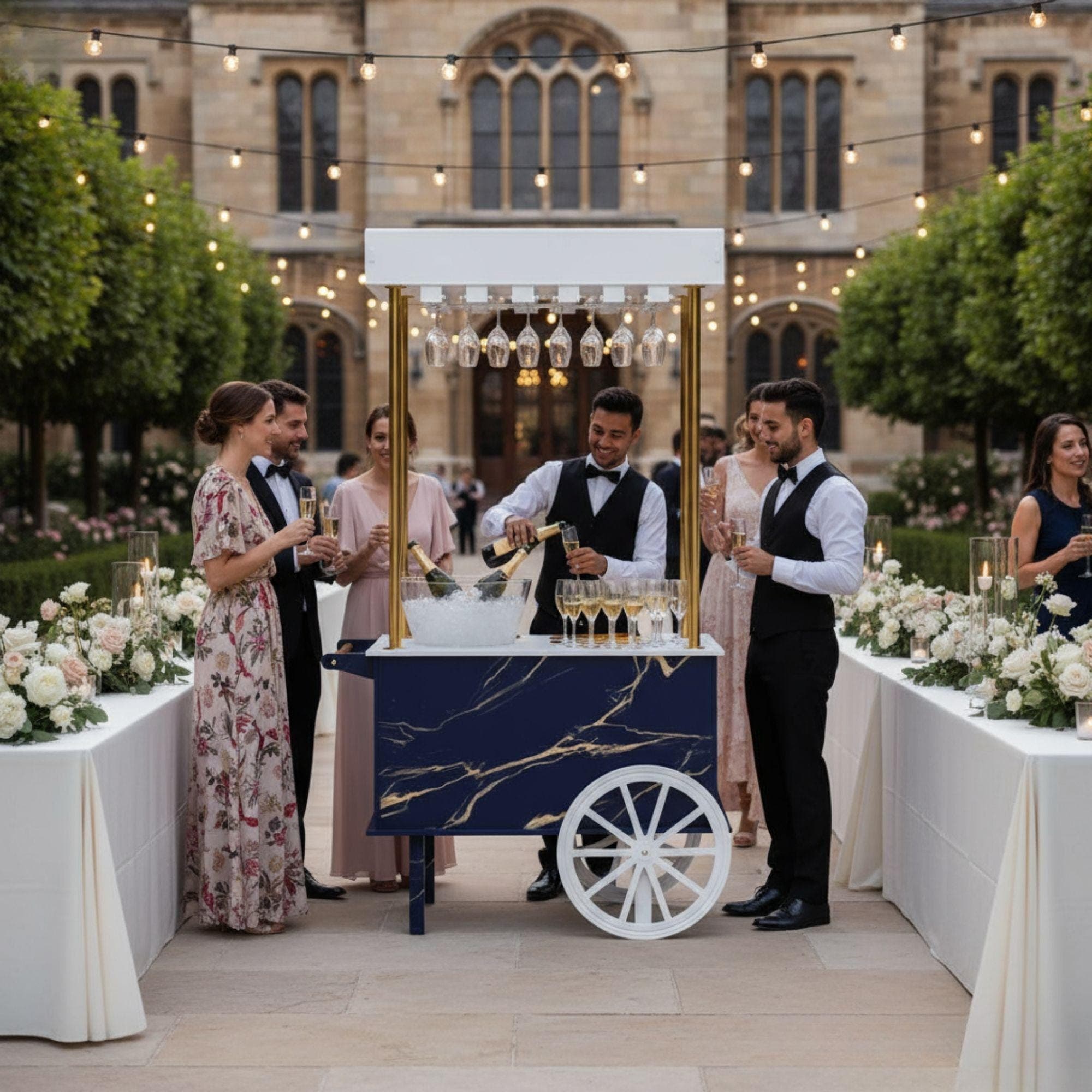 DIY Champagne Cart Plans: Mobile Bar, Event Cart Blueprints (Digital Download) - view 2