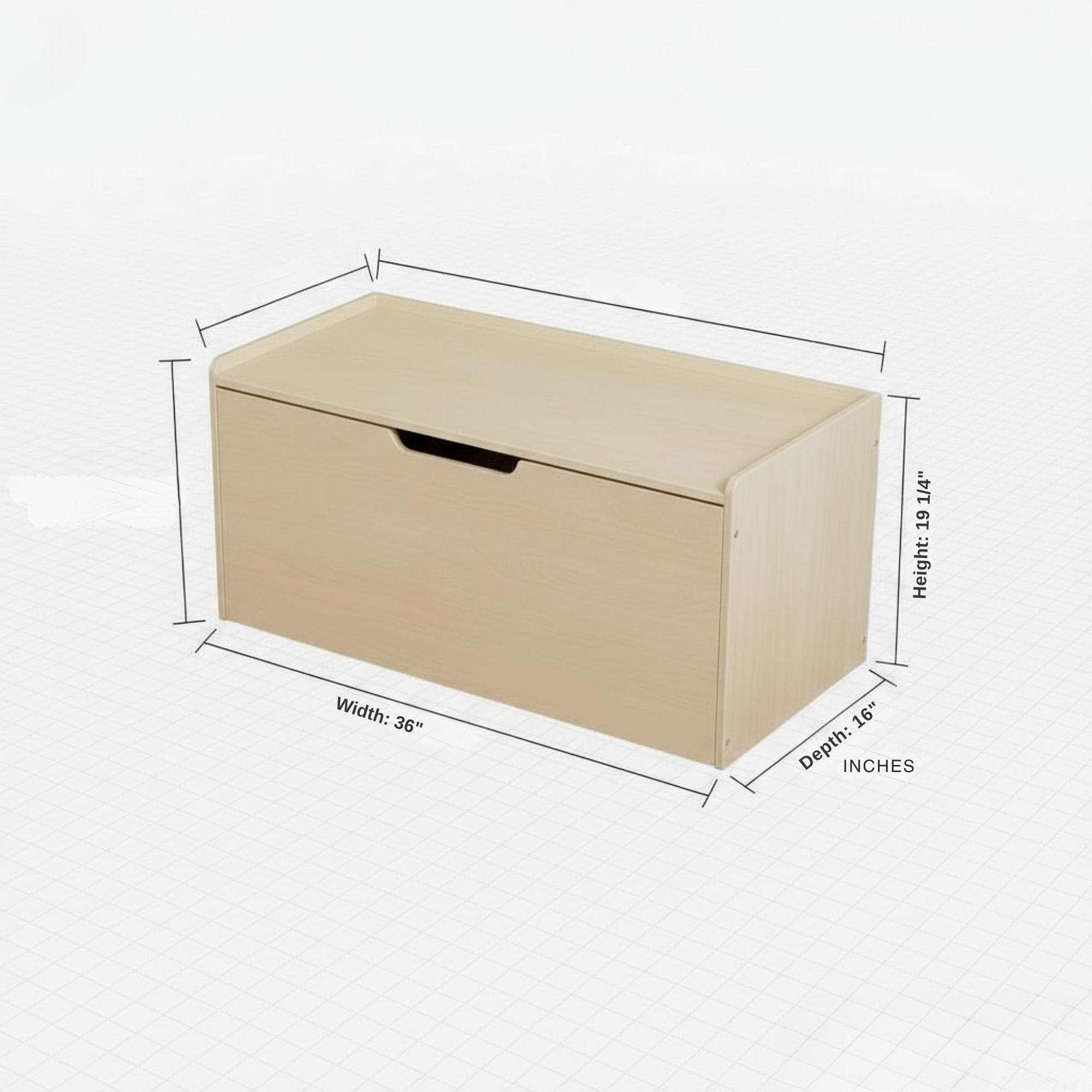DIY Toy Chest Bench Plans: Wooden Storage Furniture (Digital Download) - view 8