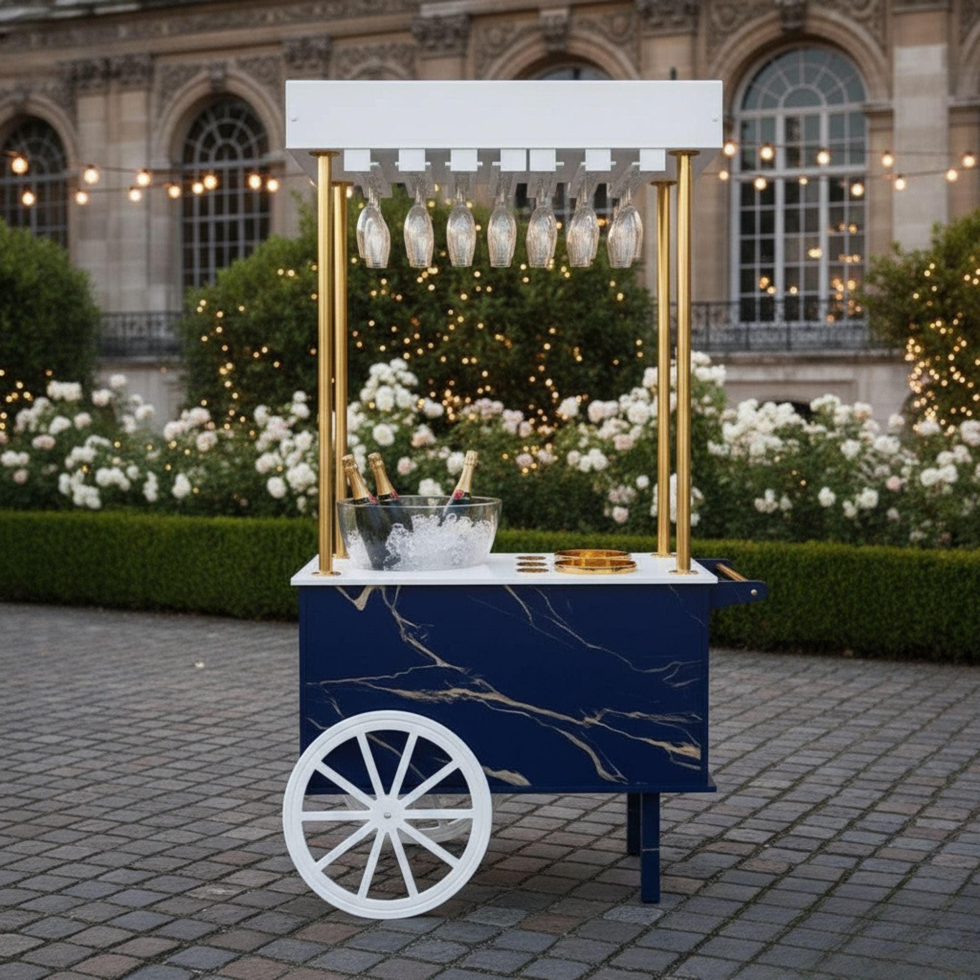 DIY Champagne Cart Plans: Mobile Bar, Event Cart Blueprints (Digital Download) - view 4