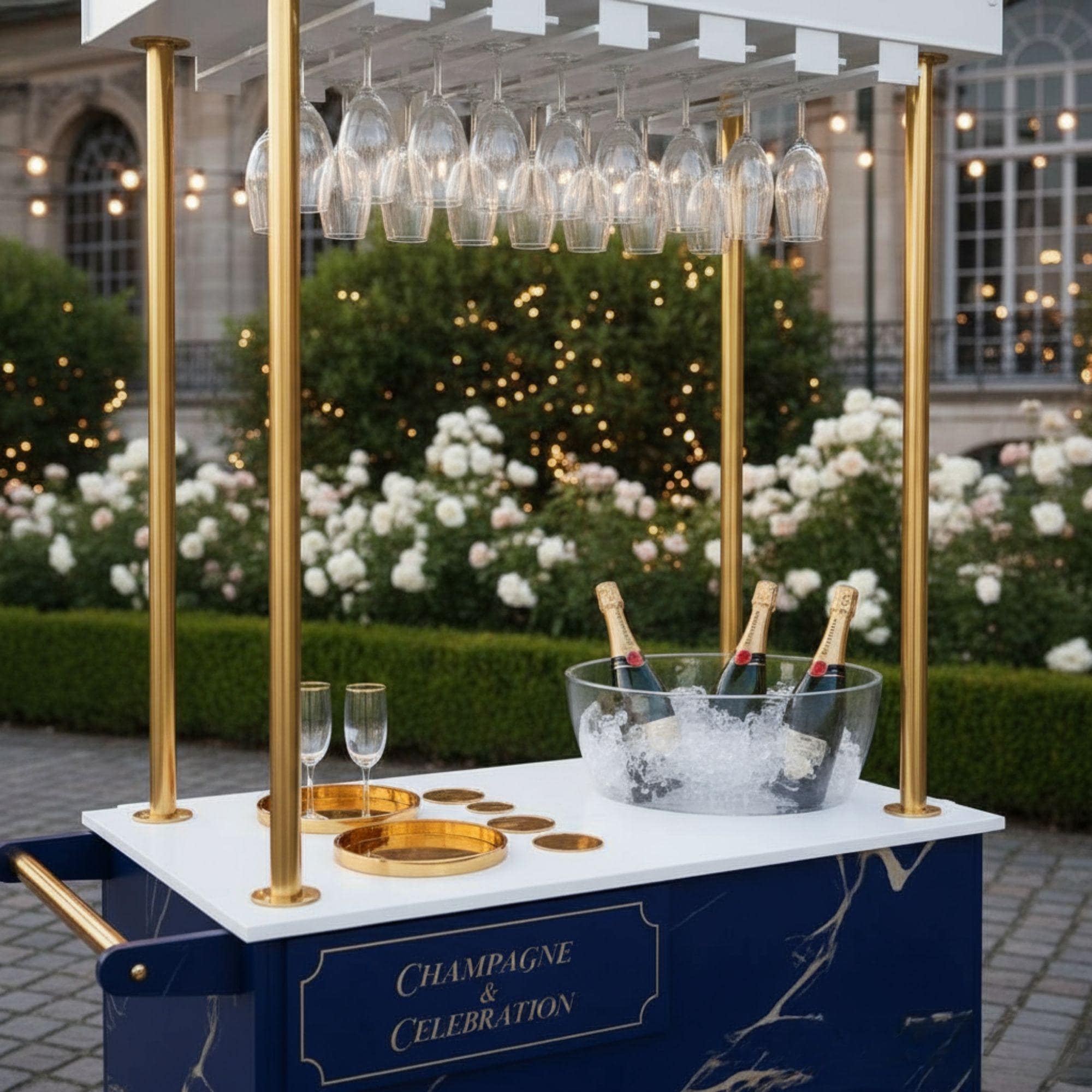 DIY Champagne Cart Plans: Mobile Bar, Event Cart Blueprints (Digital Download) - view 7