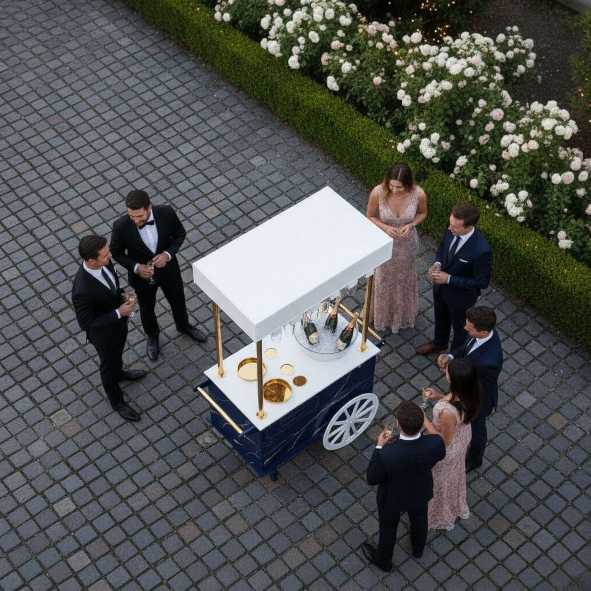 DIY Champagne Cart Plans: Mobile Bar, Event Cart Blueprints (Digital Download) - view 6