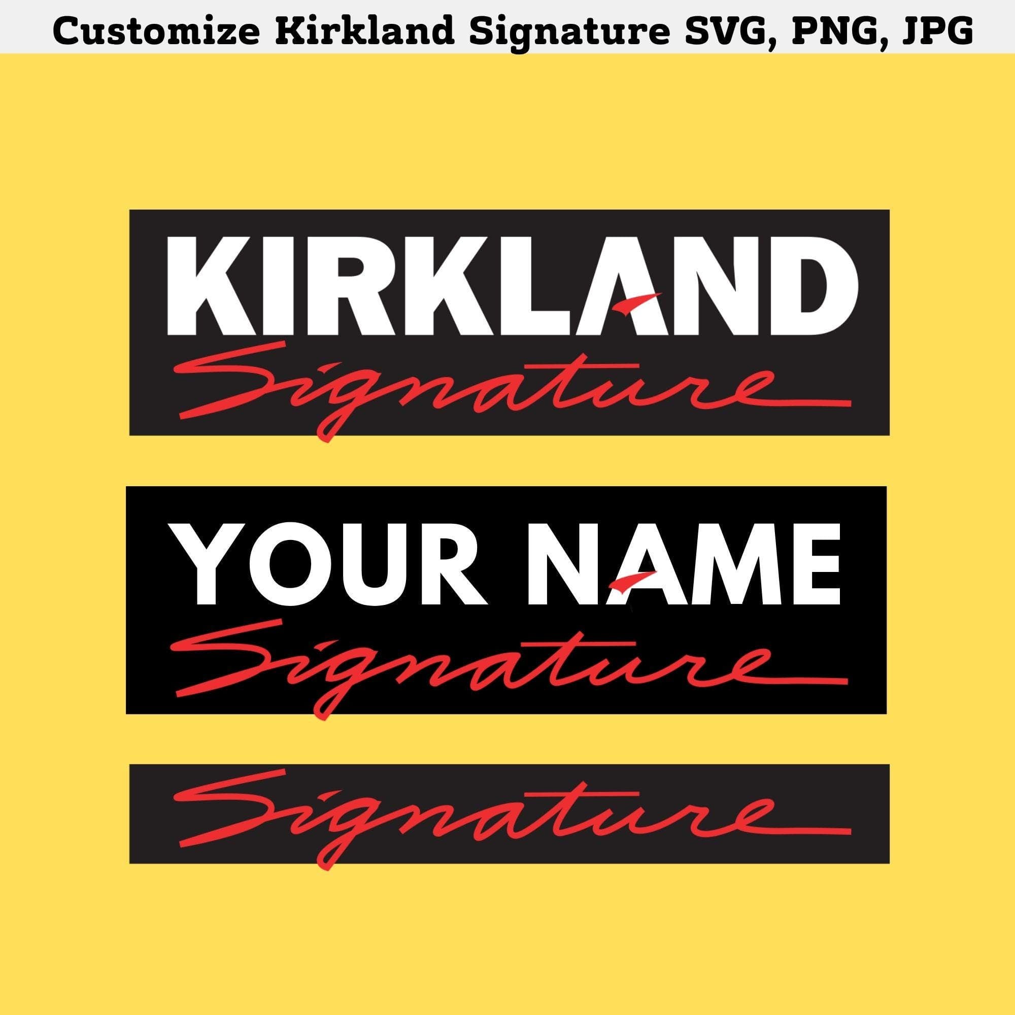 Customizable Costco Font SVG Pack, PNG, JPG (Digital Download) - view 4
