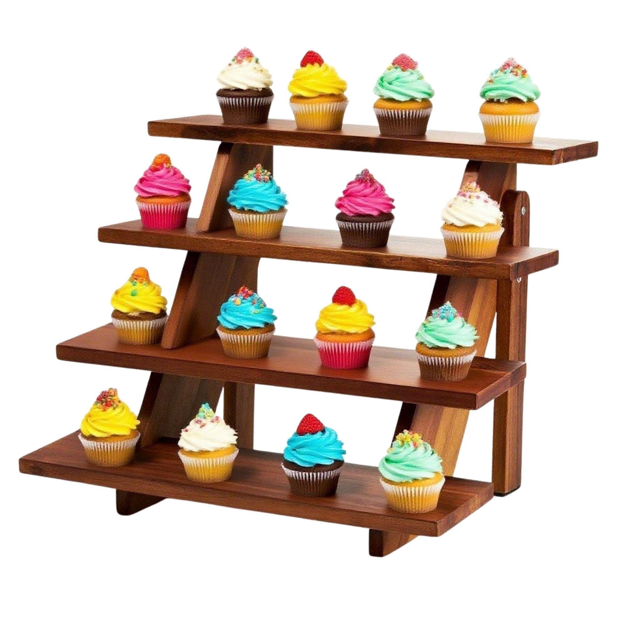 DIY Tiered Cupcake Stand PDF Plan | Wood Display Risers - view 2