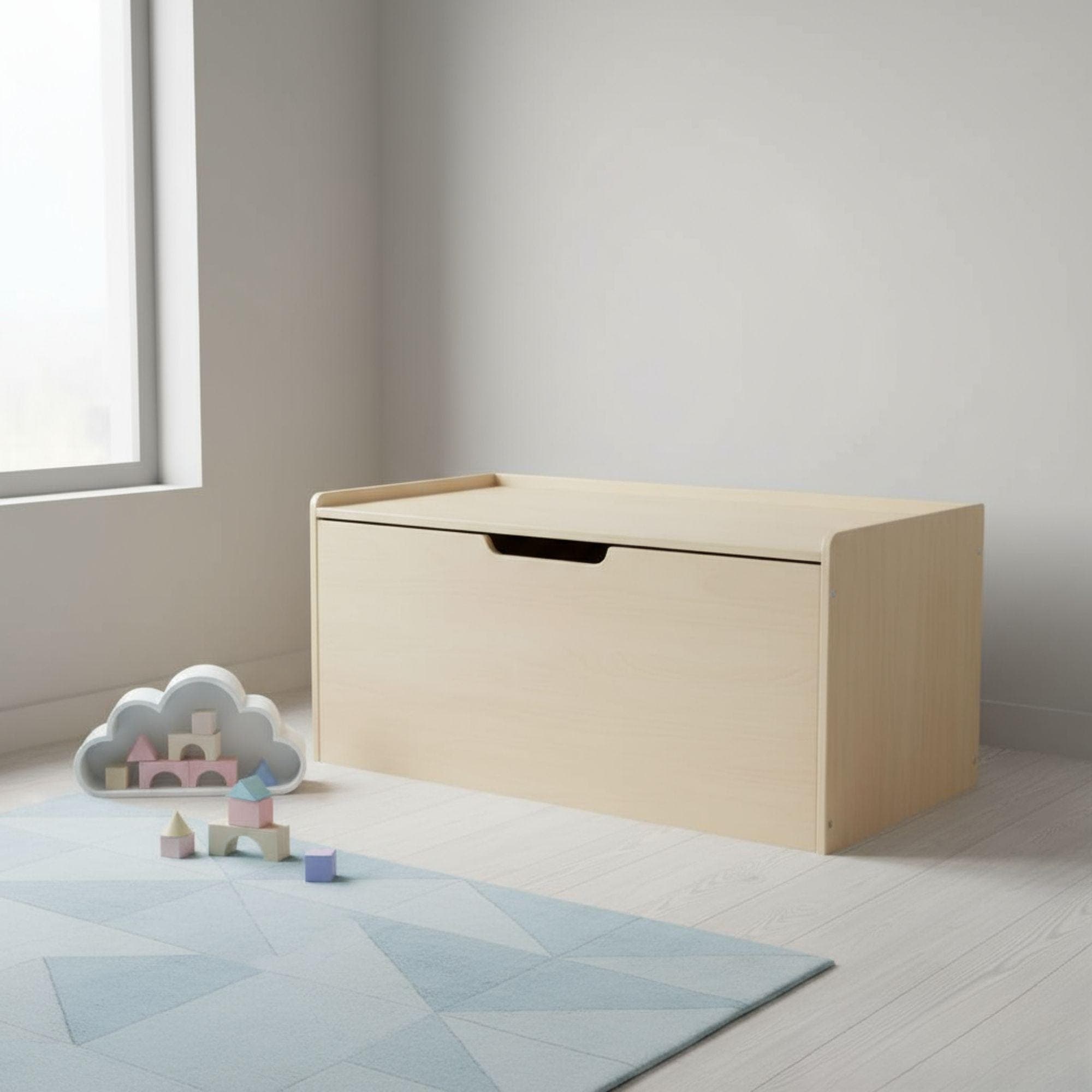 DIY Toy Chest Bench Plans: Wooden Storage Furniture (Digital Download) - view 2